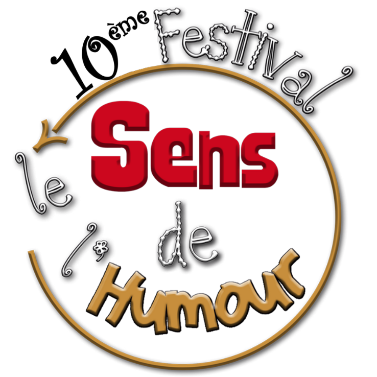 Logo de la 10e édition du festival Le Sens de l'Humour